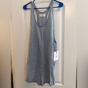 Spiritual Gangster Light Denim Blue Tank Romper